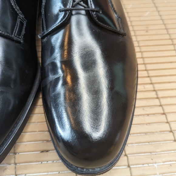 Florsheim Mens Midtown Plain Toe Oxford Black Leather Size 11EEE.   Great Condit - Picture 4 of 11